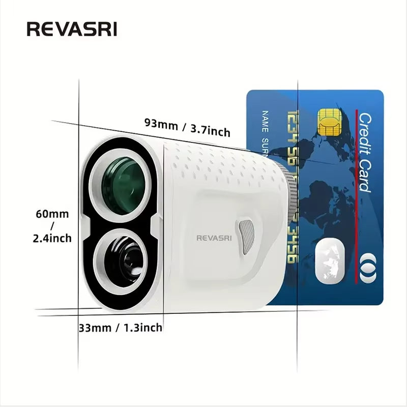 New Golf Rangefinder with Slope Switch 1000Yards Range Finder Golfing 6X Magnification Flag Pole Locking Vibration Magnet Stripe