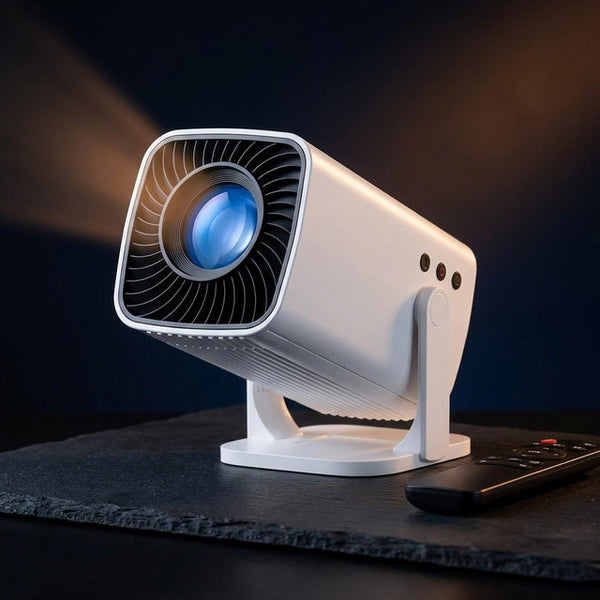 Mini Projector 4K Support 1080P 270° Rotation