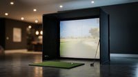 Simbox Golf Simulator Enclosure - 7 Sizes, Pro + Impact Screen and Frame INCLUDES FREE SIDE BARRIERS — Lifestyle