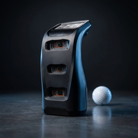 Golf Launch Monitor Pro with High Speed Cameras Indoor Outdoor Simulator FSX Software — Studio Shot