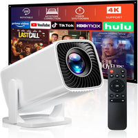 Mini Projector 4K Support 1080P 270° Rotation
