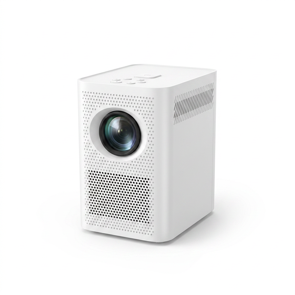Portable LED Projector Portable Projector Smart TV WIFI Home Projector LED Projector — Studio Shot